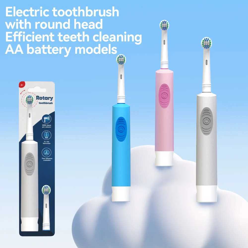 Electric Toothbrush Rotary Round Head Adult Soft Bristle Induction Automatic Mens And Womens Couples Set Compatible With Oraby C251121