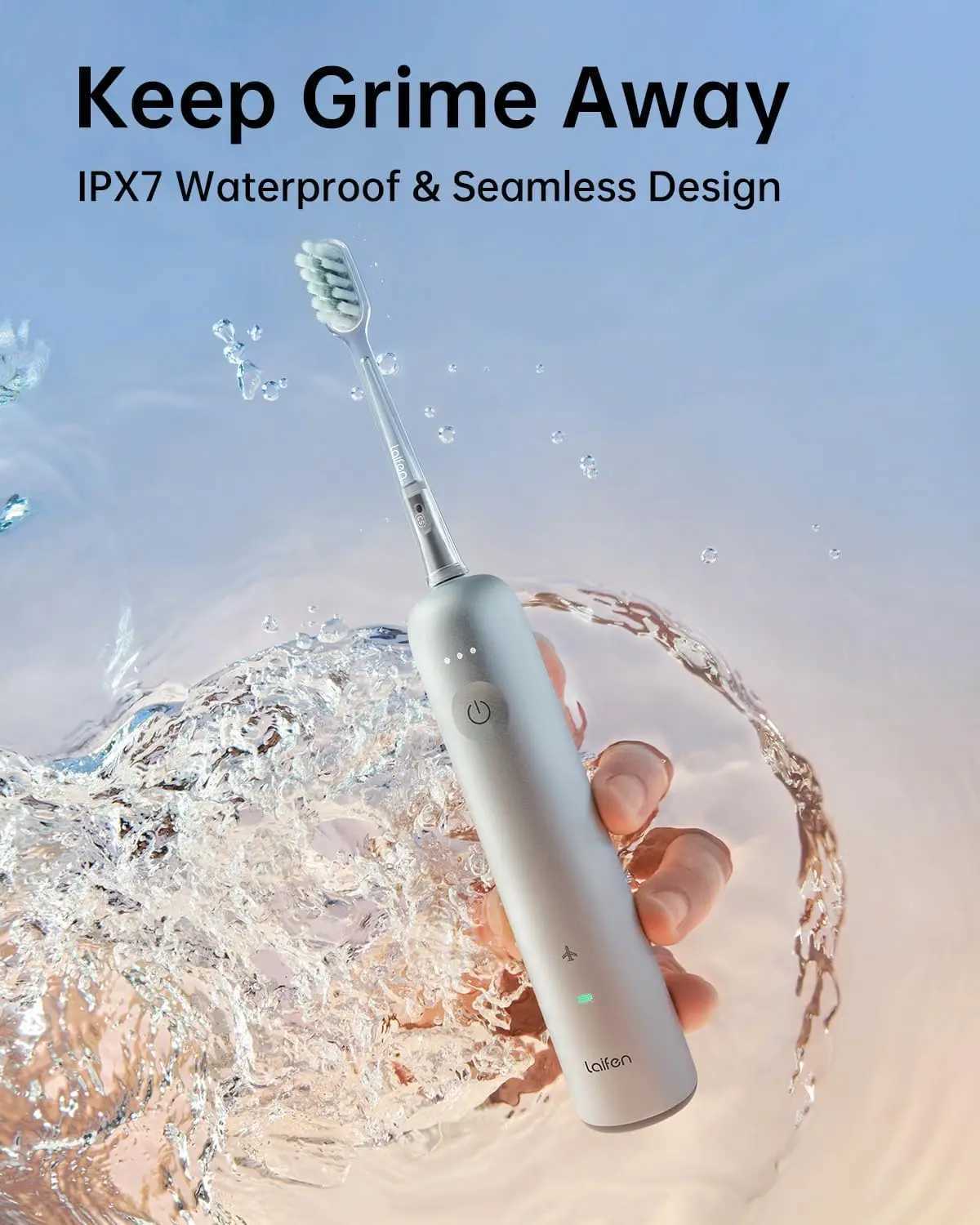 Laifen Wave Electric Toothbrush Oscillation Vibration Sonic Electric Toothbrush for Adults cepillo de dientes elctrico smart C251121