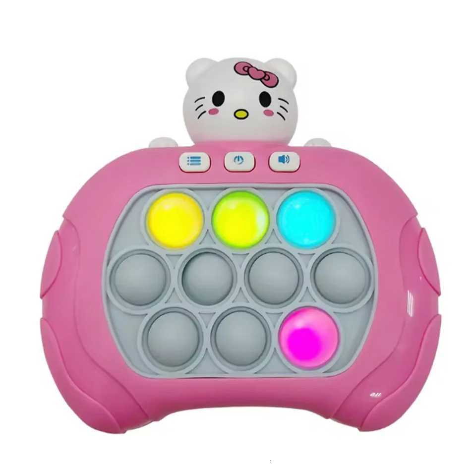New 9 styles Quick Push Game Pop Up Fidget Bubble Electronic Pop it Pro Game Light AntiStress Toys For Adult Gift 2026 X251121