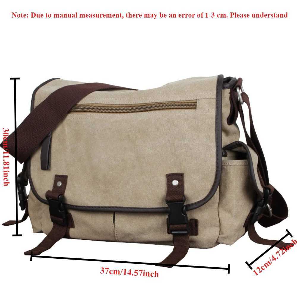 Fashion Classic Men Shoder Bag Mens New Canvas Messenger Bag Outdoor Leisure Travel Mti Pockets Sahel Handbags Mens Designer Bag Y251121