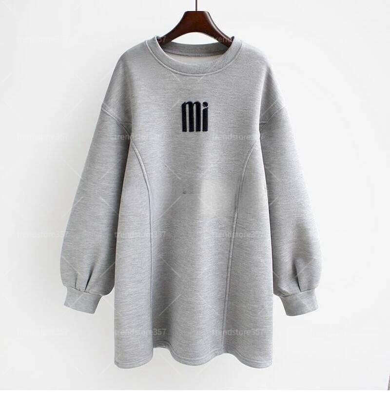 Mid-Length Fleece Pullovers Women Autumn Winter Trendy Tie-In Waist Pullover Coats Korean Style Dress Thicken Coat Tops Woman