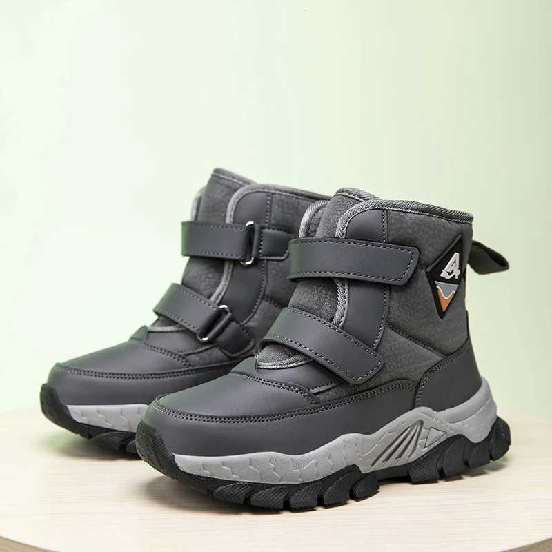 Children Snow Boots High Top Plush Warmth Comfort Winter Daily Wear Cotton Shoes Anti Slip Winter Sports Boots for KidsW251121