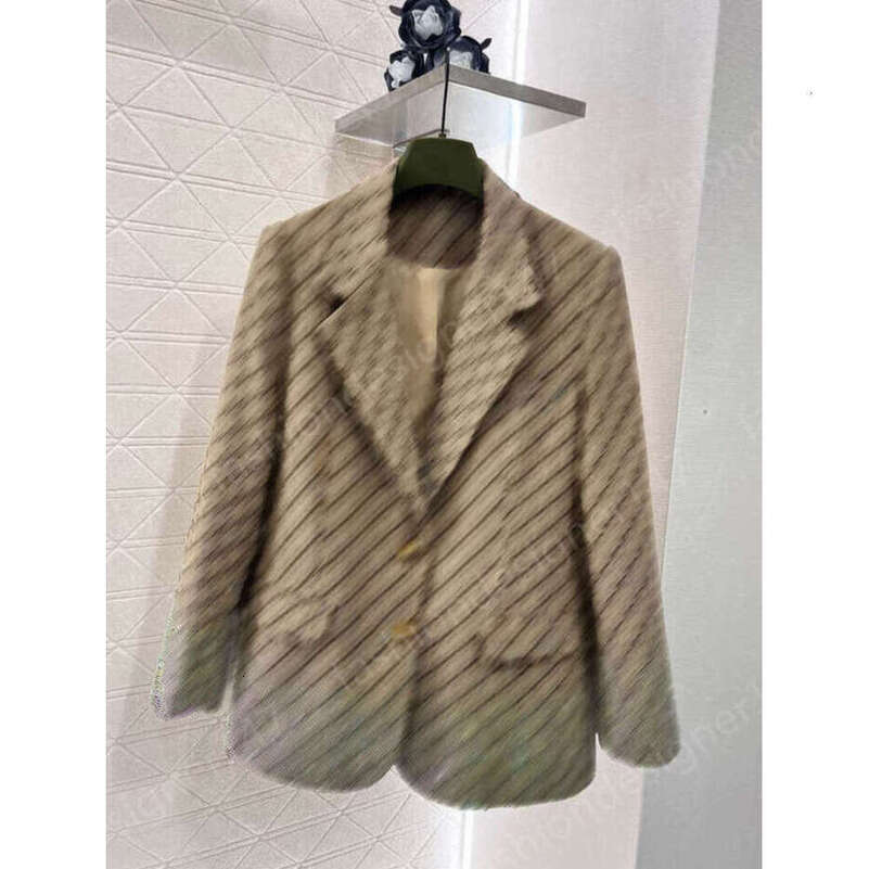 Luxury Designer Womens Rhinestone Embellished GG Pattern Blazer Brand Logo Sparkly Evening Party Formal Luxury Outerwear