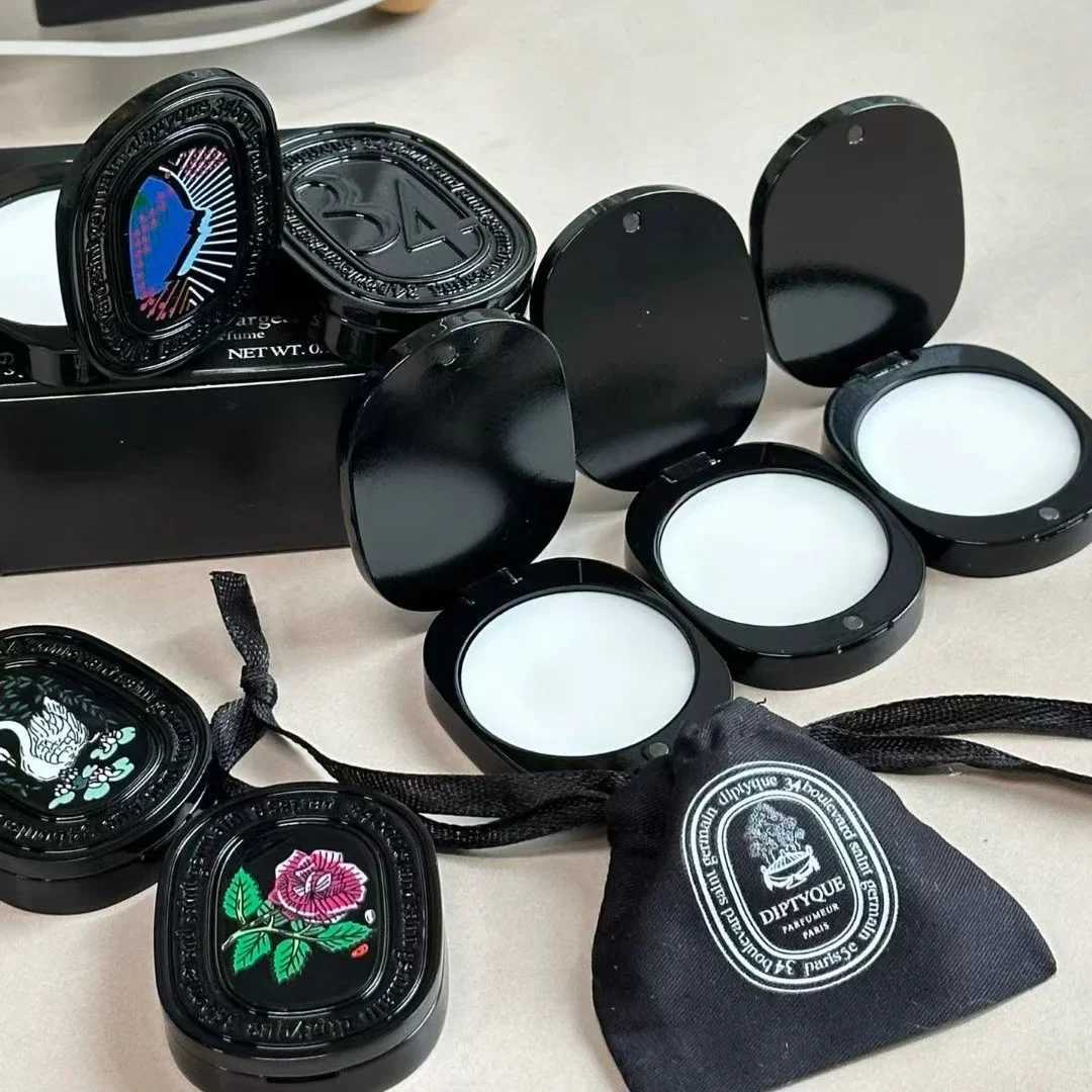 No.34 Fig. Solid Per Luxury Aratherapy Balm Iron Box Paris Water Rose Car Ara Diffuser Portable perfume Gift Y250420