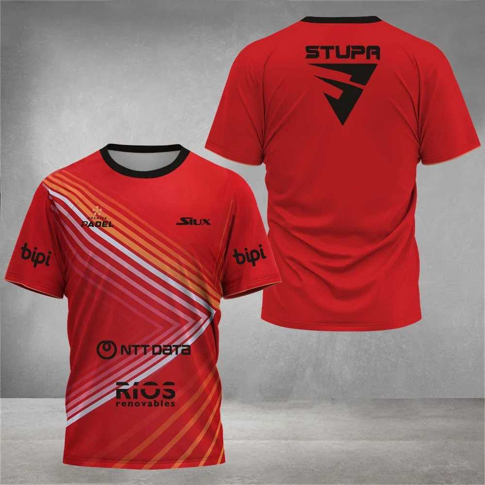 Padel Wear Summer Quick Drying Short Sleeve Street Breathable Mens Top Padel Sports T-shirt Breathable Short Sleeve Fitness Series X250421