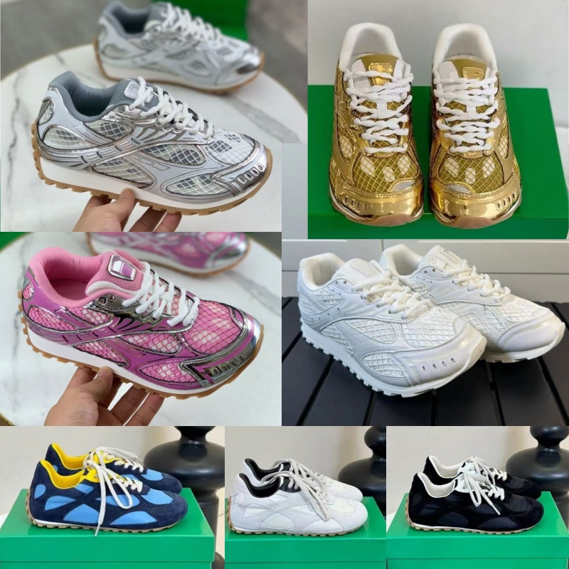 designer sneaker orbit shoes men women sneakers sports breathable leather mesh matching lace up casual thick soled mixed color running shoes Eur 35-46