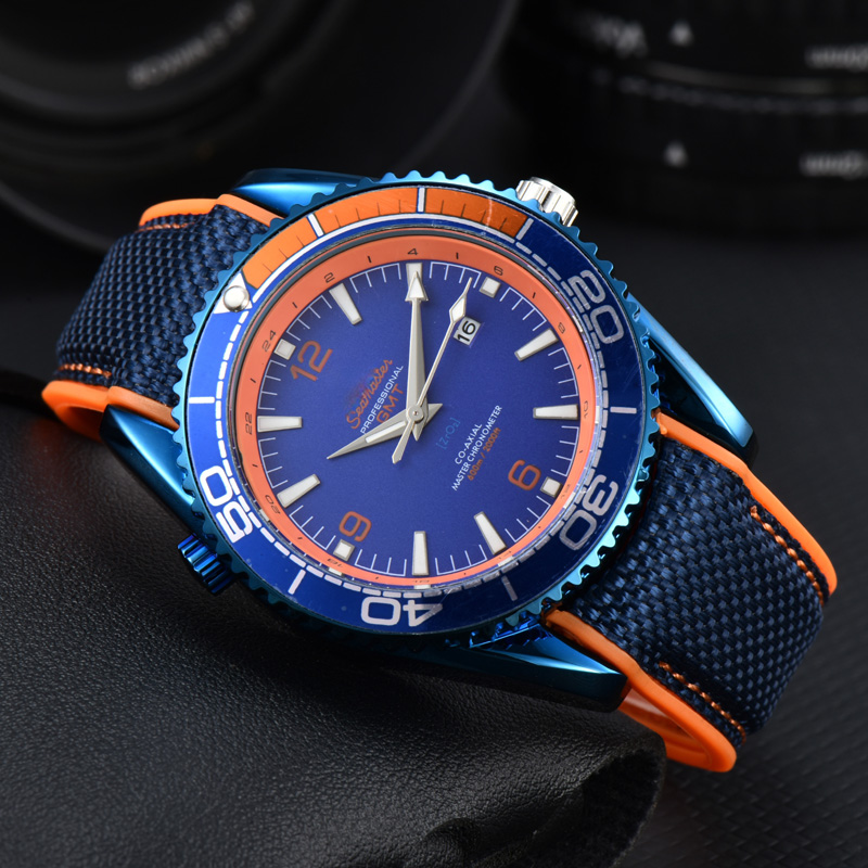 Ome Stainless steel Wrist Watches for Men 2025 Mens Watches All Dial Work Quartz Watchs Top Luxury Brand Clock Men Fashion o010020