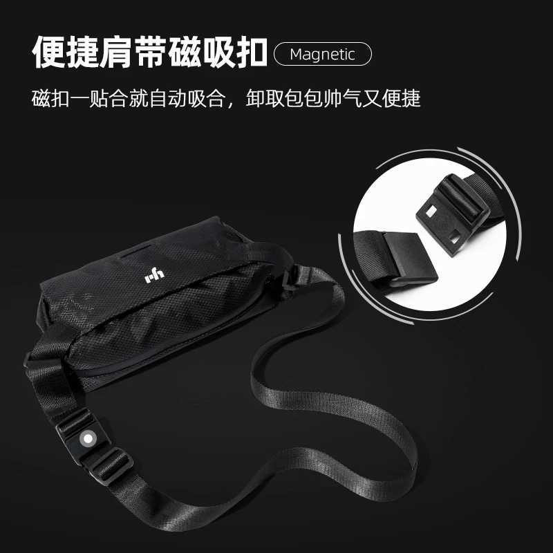 Fashion MOYYI Men Sling Bag Waterproof Crossbody Bag with Quick-Release Buckle Large Fanny Pack for Travel Hiking Y251121