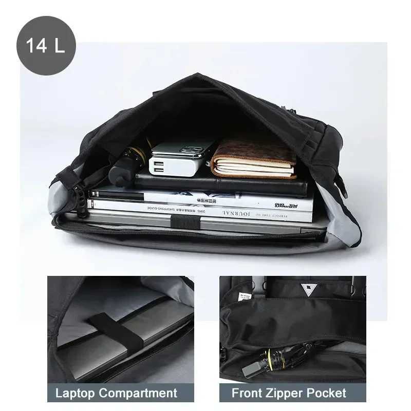 Fashion Messenger Bags For Men Waterproof Large Crossbody Shoder Mens Hip Hop Street Cycling Travel Mtilayer Antitheft Design Bags Y251121
