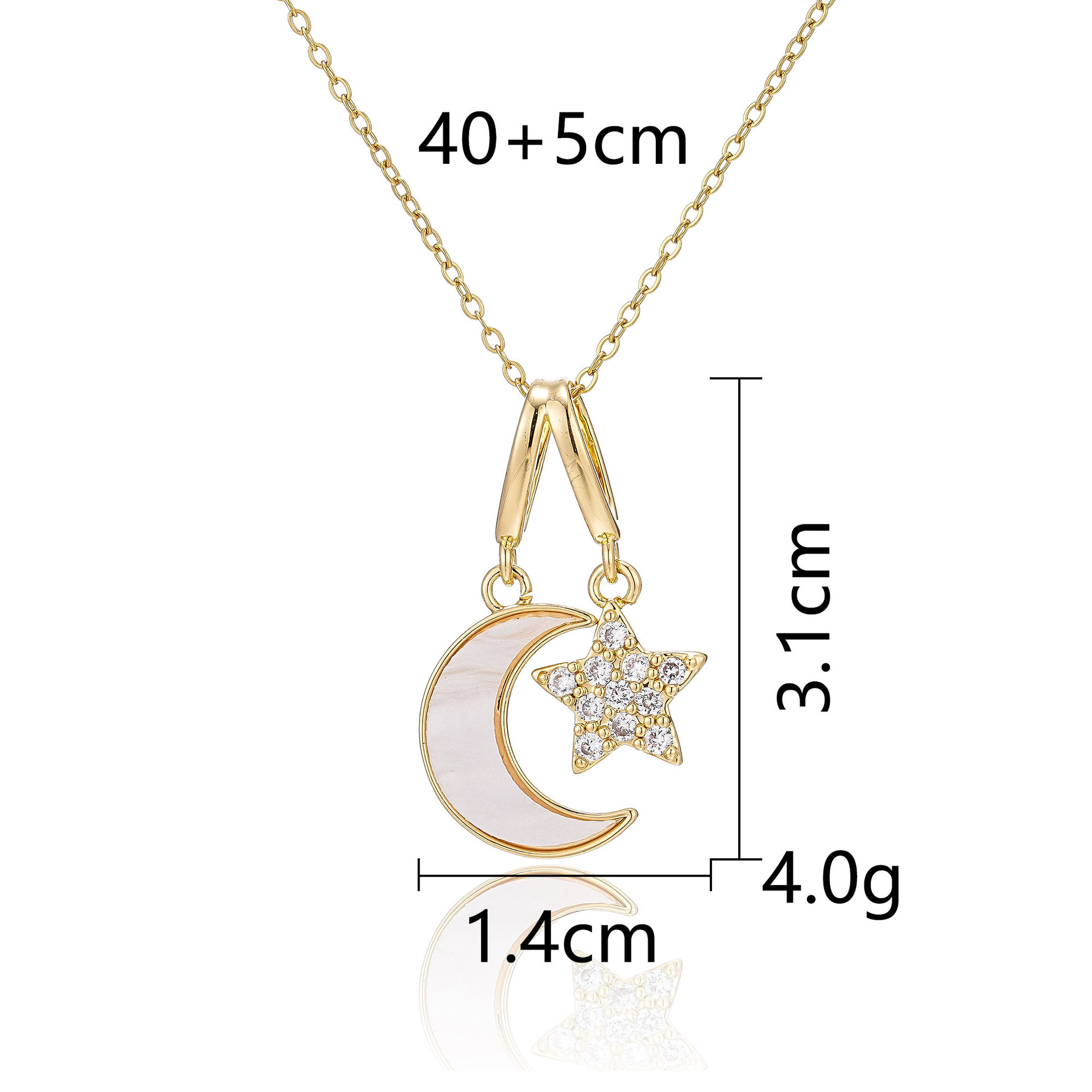 new Planet Womens Necklace Versatile High-end Starry Sky 18k Gold Collarbone Chain ins designer necklace for jewelry woman necklace designer for women - view 6