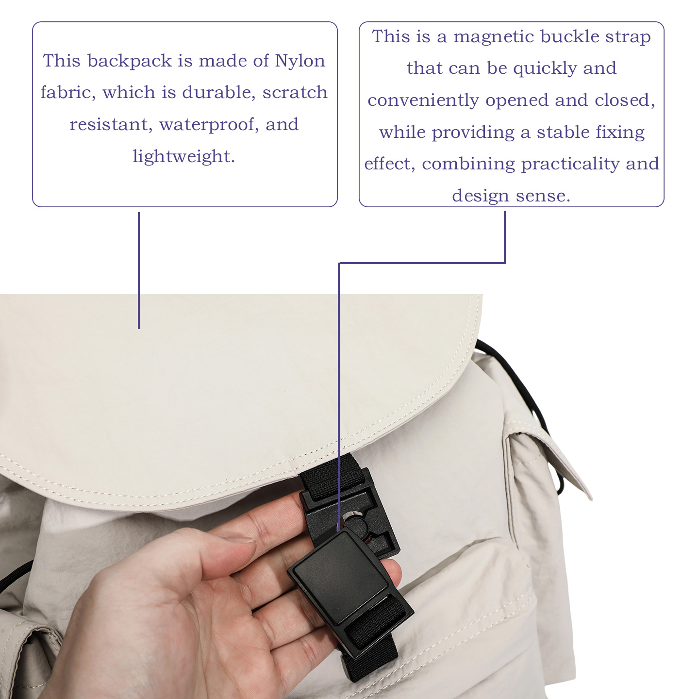 Sewafox leisure travel backpack, commuting computer bag, lightweight waterproof backpack