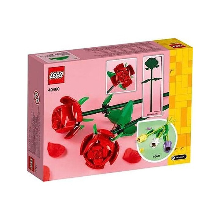 LEGO Flower Plants ICONS Series Puzzle Building Blocks Gift for Boys and Girls 40460 Roses