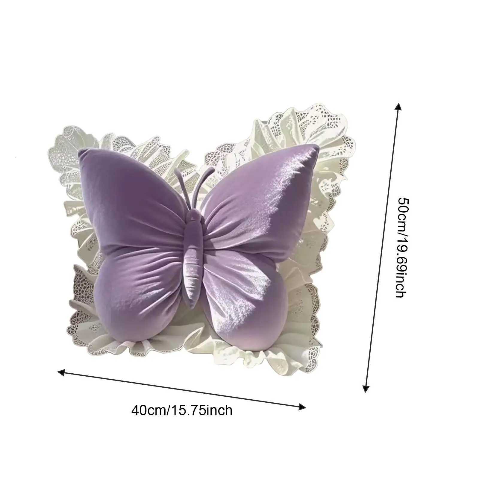 Butterfly Shaped Waist Support Home Decor Crafts Back Cushion Sofa Cushion for Office Sofa Bedroom Auto Seat Farmhouse C251121