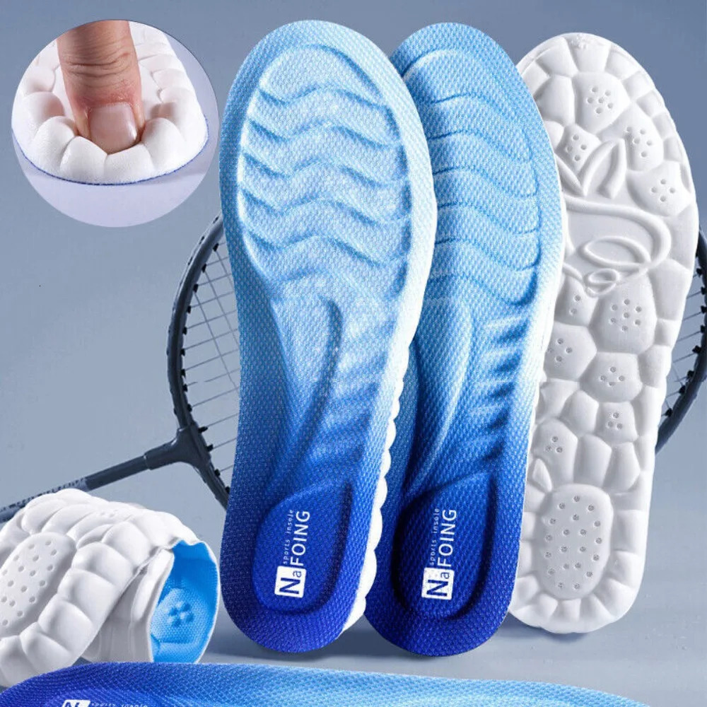 4D Cloud Technology Insoles Hiking Trainer Inner Soles Inserts Breathable Work 251121