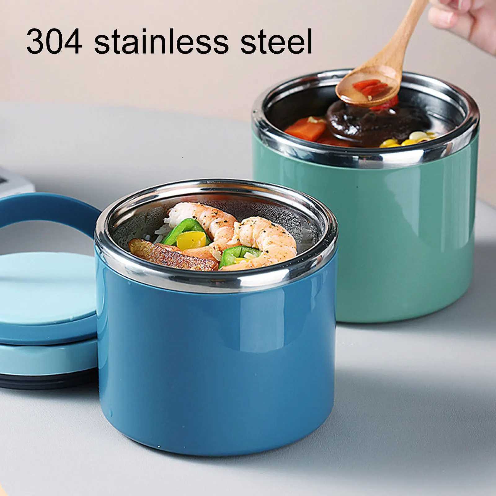 Lunch Box Food Containers Stainless Steel Large Capacity Snack Box Container For Outing Camping TravelingM251121