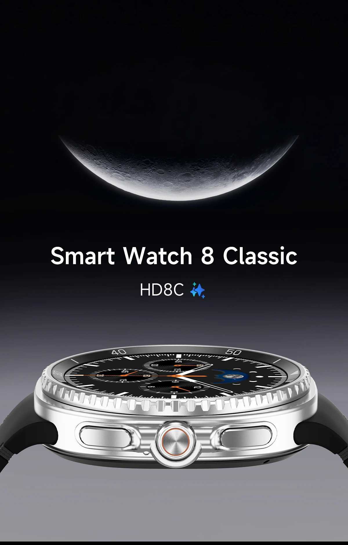 HD8C Smart Watch 8 Ultra Classic Men HD Screen Heart Rate Bluetooth Call AI Voice Outdoor Sports Women SmartWatch J251119