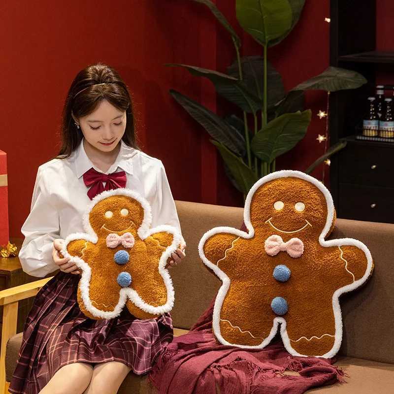 Cozy Christmas Cookie Soft Funny Gift for Home Decor Office Cushion with Non-Slip Bottom Machine Washable C251121