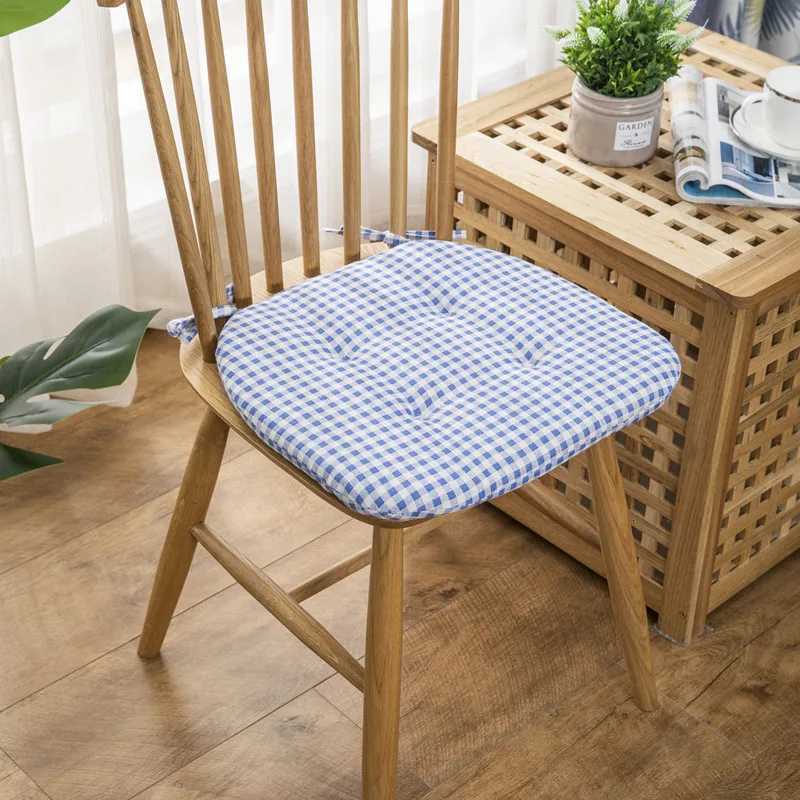 9 Patterns Chair Cushion Cotton Cloth Seat Pad Thickened Sponge Non-slip Printed Cartoon Home Decoration Northern Europe Cushion C251121