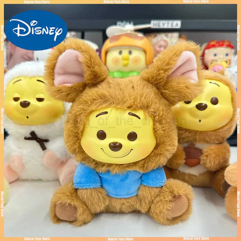 Disney Winnie The Pooh Naughty Party Blind Box Pendant Disney Vinyl Bag Doll Toy Figreen Kawaii Pendant Birthday Christmas Gift W20250423
