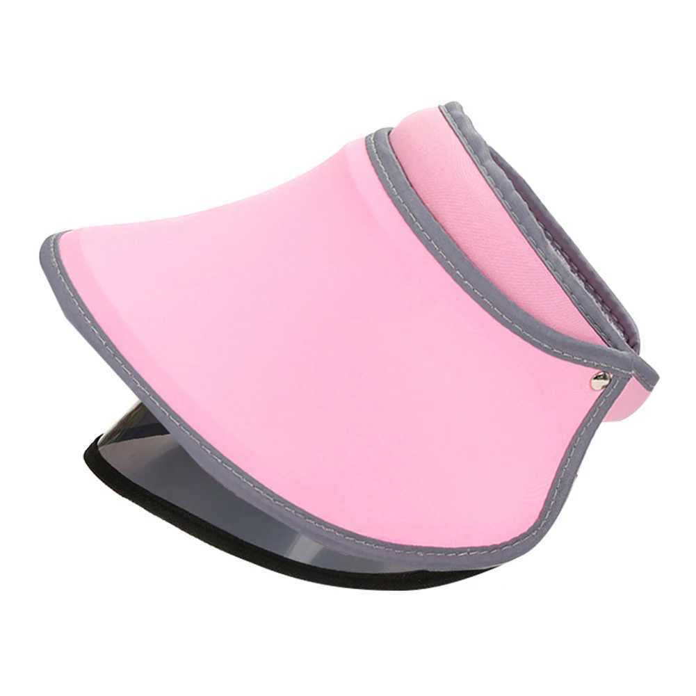 Sun Visor Hat Double layer Topless Sun UV Protective Wen Adjustable Hat Used for Outdoor Sports Beach Hat X250421