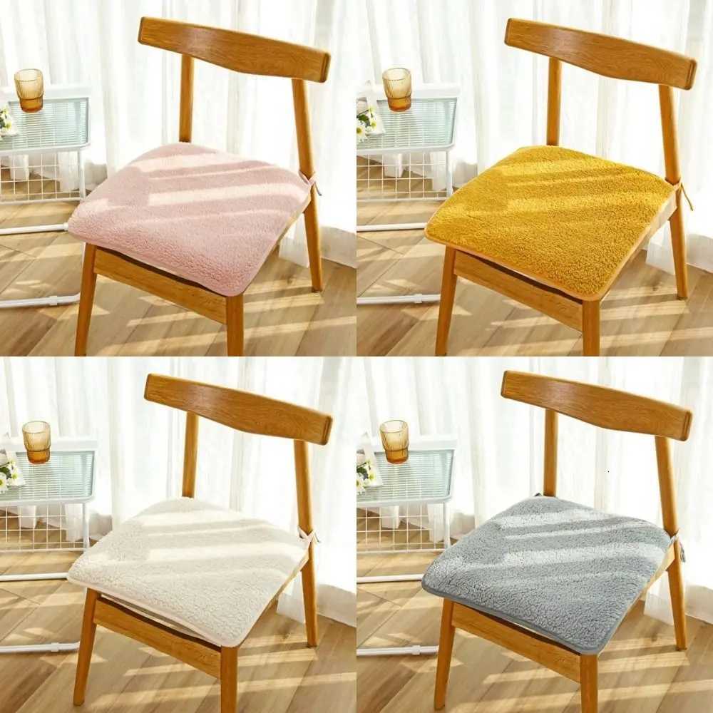 New Winter Warm Seat Cushion Anti-Slip 40/45cm Office Chair Pad Student Chair Cushion Square Car Seat Pad C251121