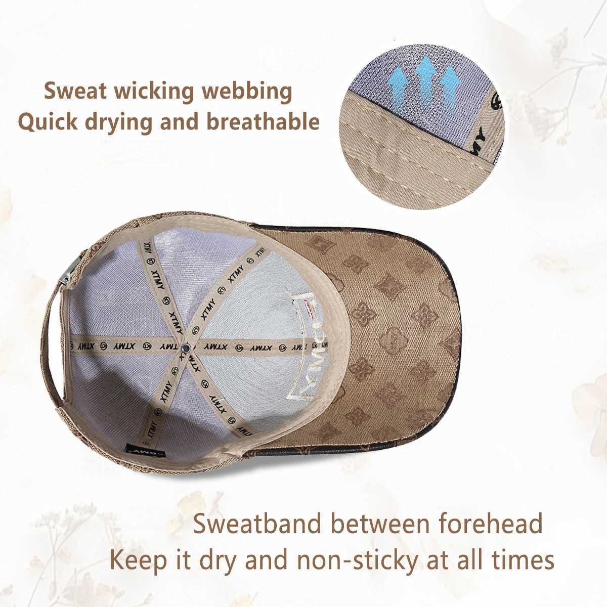 Mens Korean Version Trendy and Fashionable Embroidered Baseball Cap Adjustable Casual Versatile Sun Shading Duckbill CapT251121