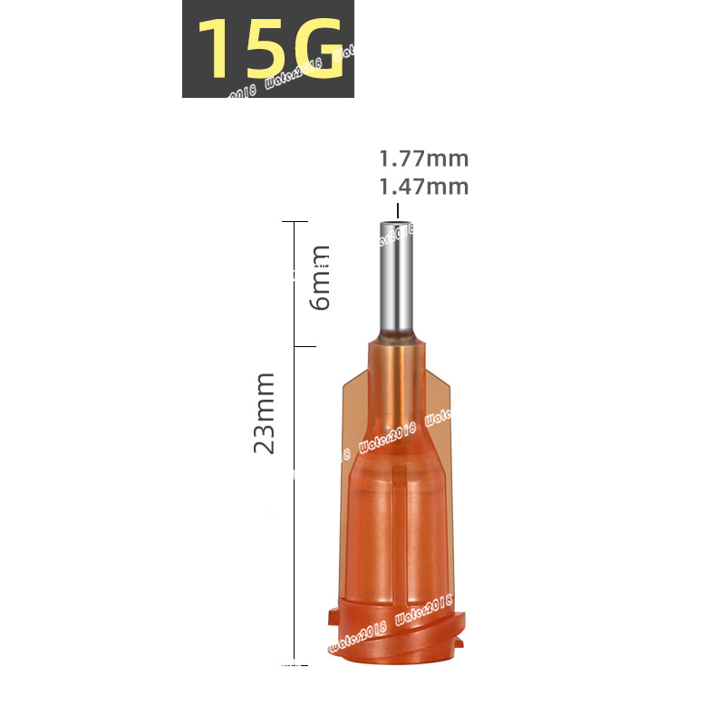Dispensing Needles With Luer Lock 14Ga 15Ga 16Ga 17Ga18Ga 20Ga 21Ga 22Ga 23Ga 25Ga 27Ga 0.5Inch Lab Supplies