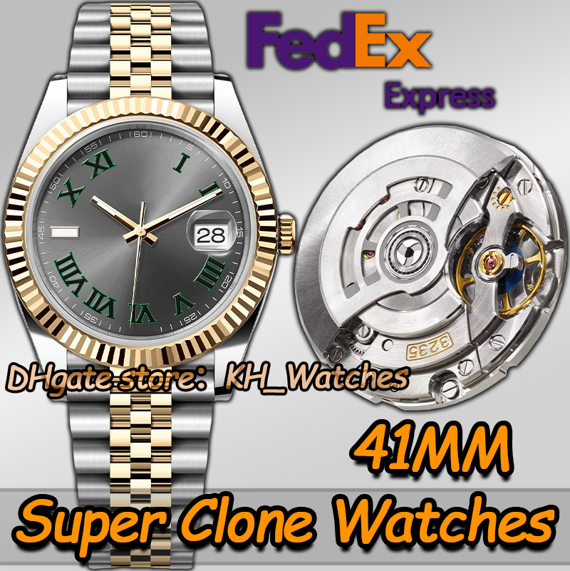 Clean Factory Men Designer Mens Top Supre Quality Date Just 41MM Watch Automatic Cal.3235 Movement Sapphire Luminous Diving Watches With Box