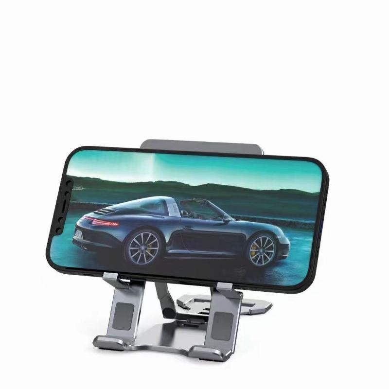 Aluminum alloy phone holder, desktop live streaming holder, suitable for iPad tablets and phones