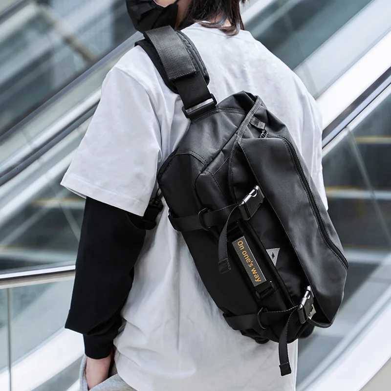 Fashion Men Crossbody Bag Casual Trendy Waterproof Large Capacity Lightweight Bags For Teenage Daily Life Shoder Bags Y251121