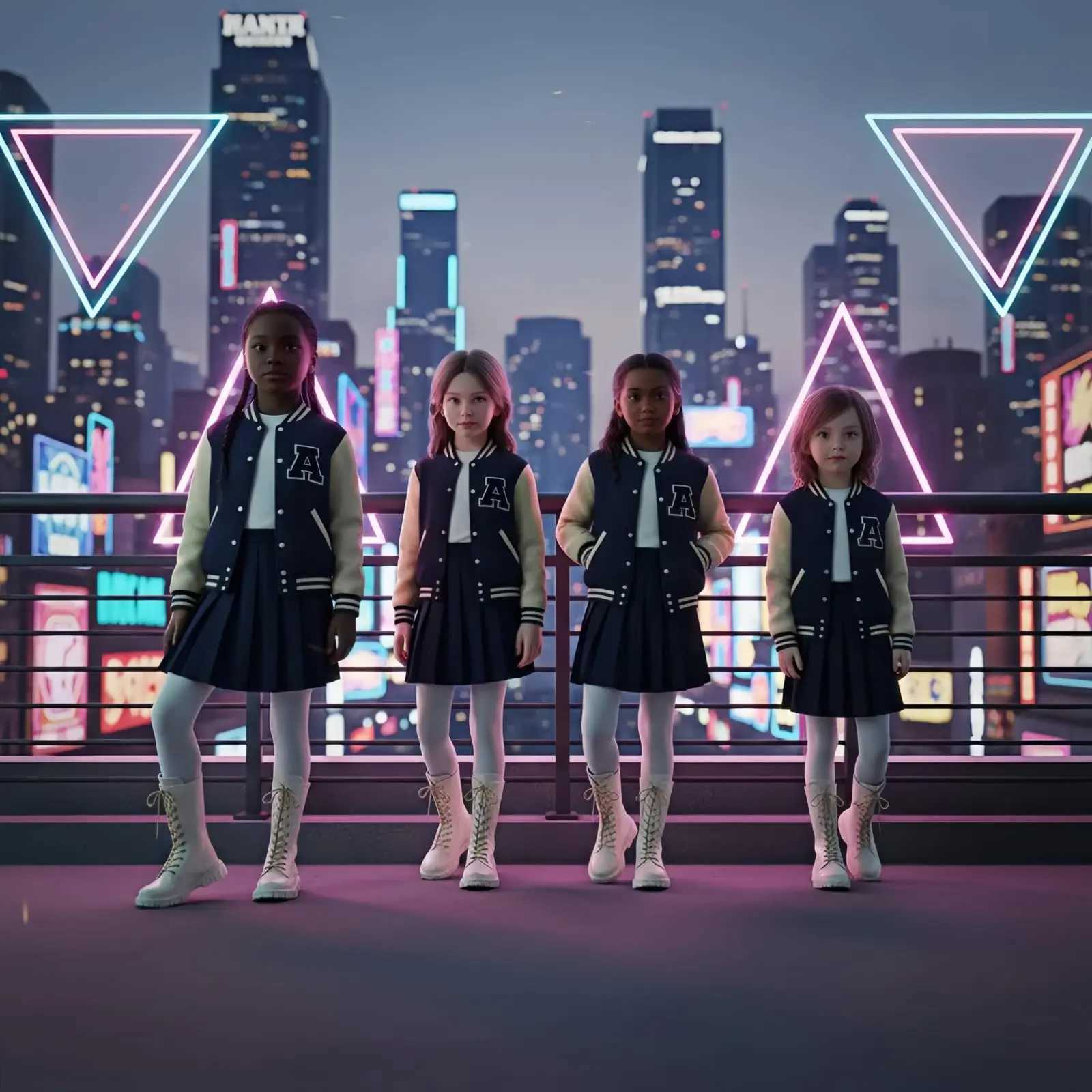 Anti-Slip Winter Boots for Teen Girls Punk Gothic Ankle Boots Daily Wear Mid-Calf Faux Leather Combat Boots with Side ZipperW251121