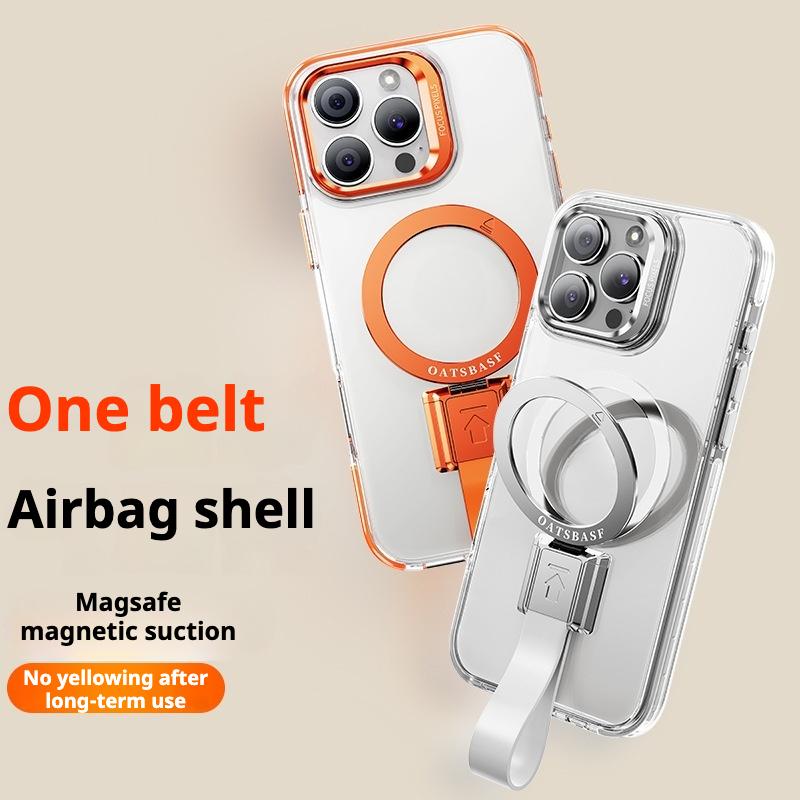 One tape, airbag magnetic mobile phone case suitable for iPhone16/15 Pro Max