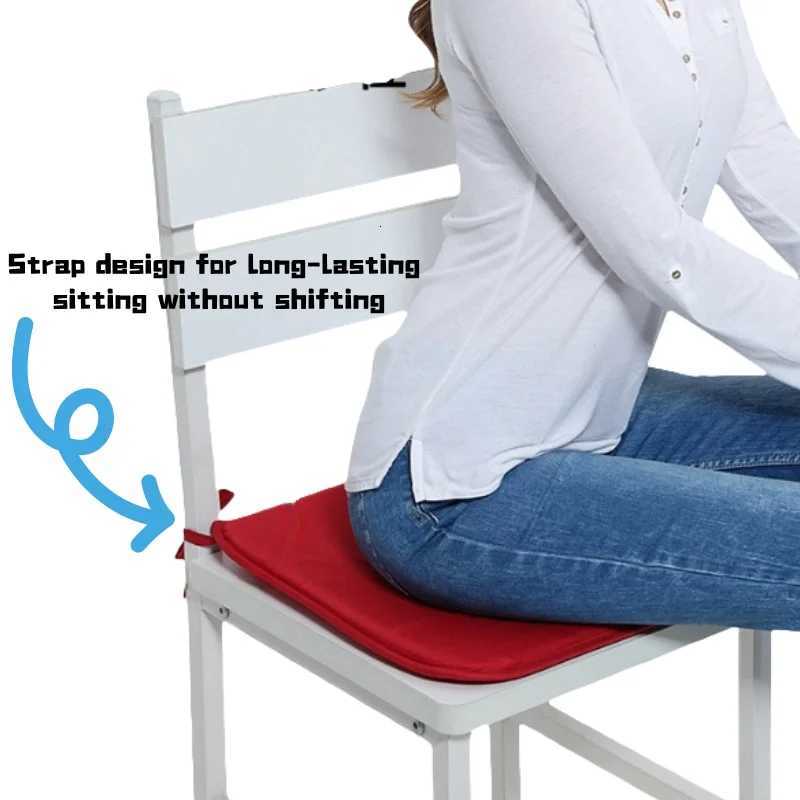 Candy Color Chair Cushion Soft Non-Slip Seat Cushion Back Pad Can Be Fixed On Chair Home Daily Decor C251121