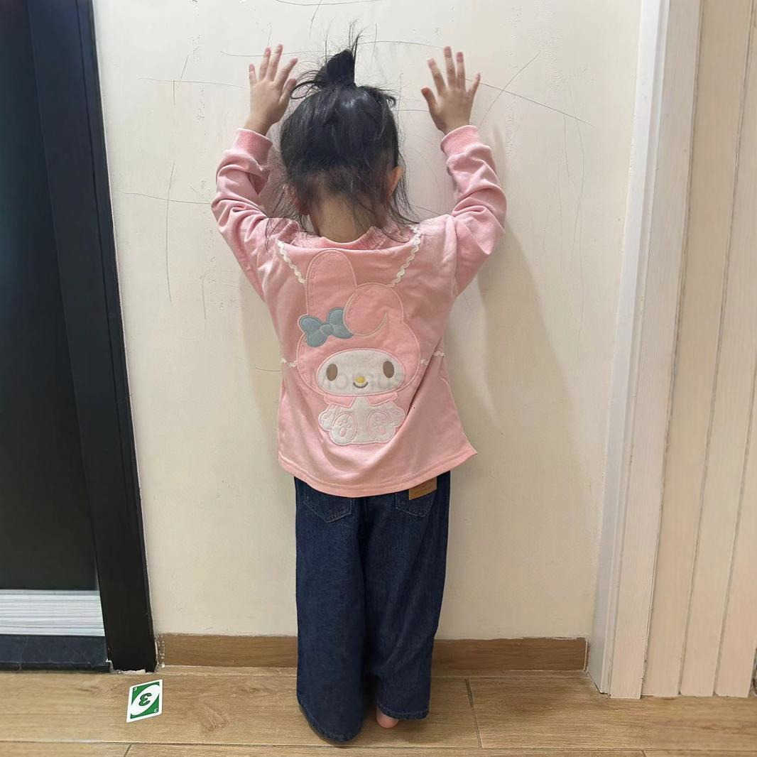 Sanrio Autumn Cartoon Girls Sweatshirt Childrens Cute My Melody Kids Clothing Wholesale H251121