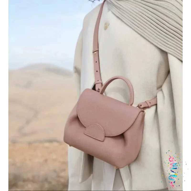 Brand French Shoder Ctrast Lihi Pattern Handbag Backpack Crossbody Bag Wen Niche Single Shoder Bag Cmuting Gift Y251121