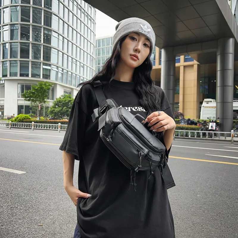 Fashion Hip Hop Casual Sport Ch Bag Men Wen Large Capacity Techwear Style Waterproof Fanny Pack Mtifuncti Crossbody Hand Bag Y251121