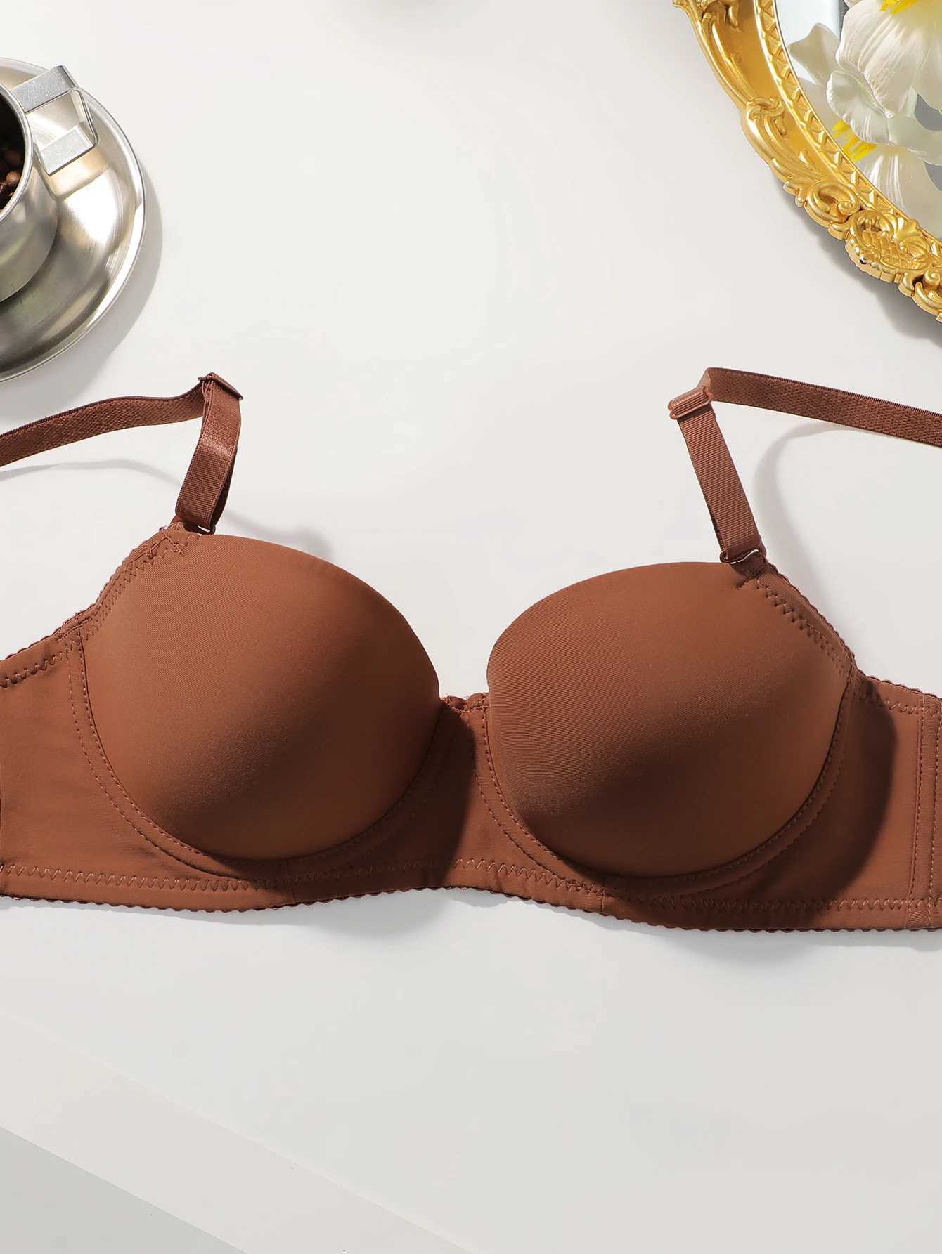 2 Pack Womens Seamless Bras Set Comfortable Underwire Push Up Bra Panties Lingerie Set Comfortable Sexy Intimates ViomishaXJ251106