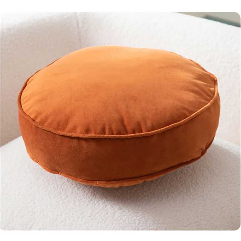 Round Velvet Cushion Set 35x35cm Soft Chair Seat Pad 6 Colors 2pcs Per Set PP Cotton Filled Home Decor Accent C251121