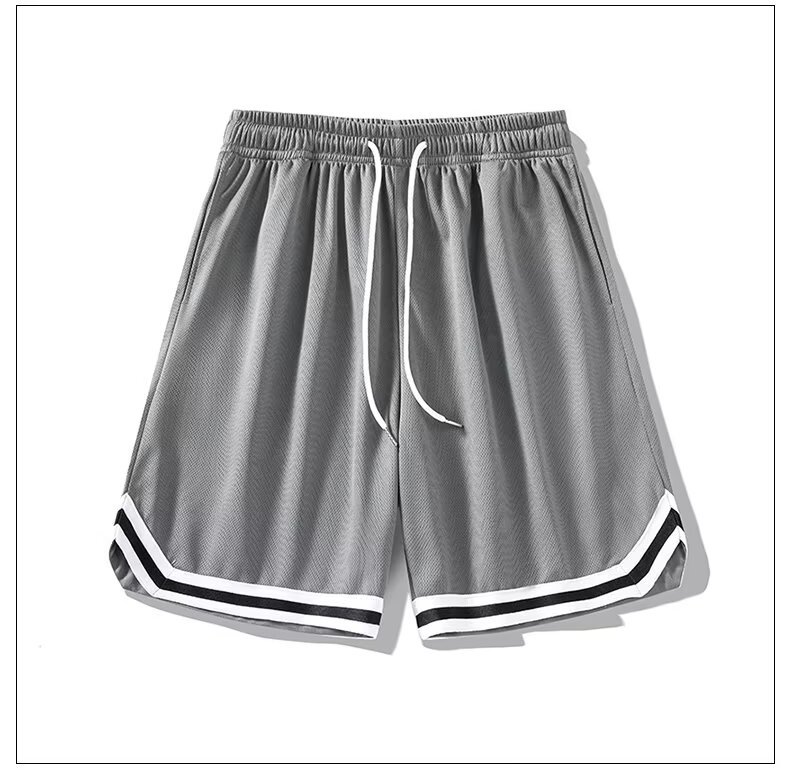 CNLONGBIDA Men's Shorts Sports shorts men's summer new casual loose breathable ice silk thin style
