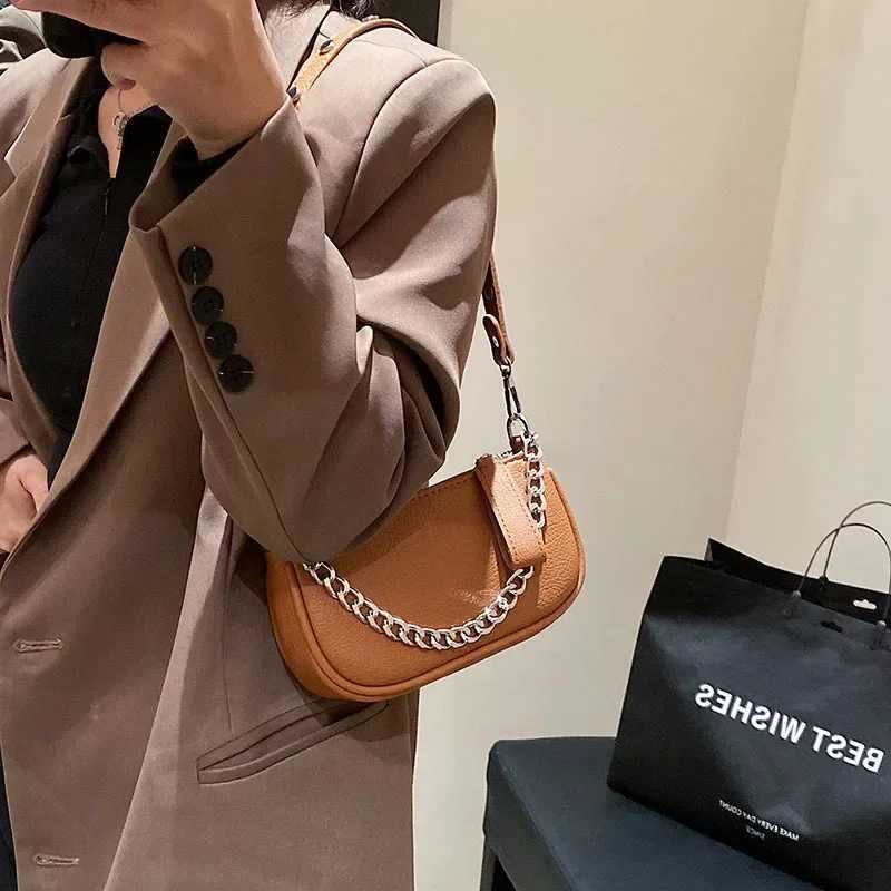 Ladies Casual Shoder Bag Fi Chain Handbag Autumn and Winter New Messenger Wens Bag Y251121