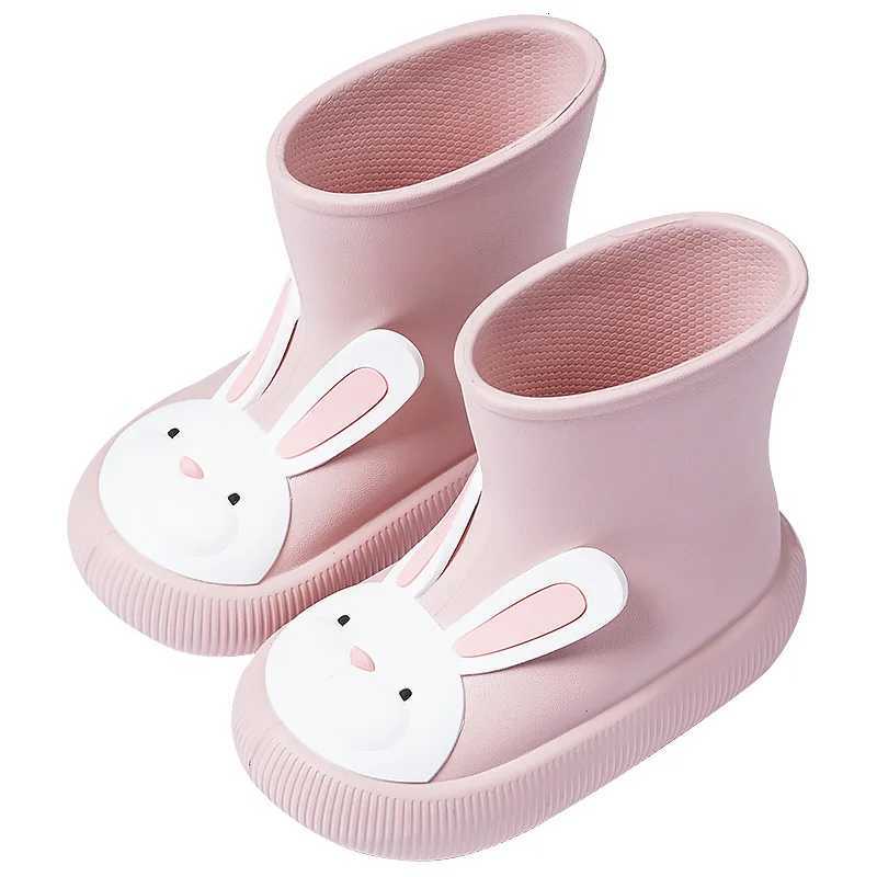 Cheerful Mario Children Rain Boots Baby Rain Boots New Cute Cartoon Rain Shoes Waterproof Boys and Girls Non-Slip Rubber ShoesW251121