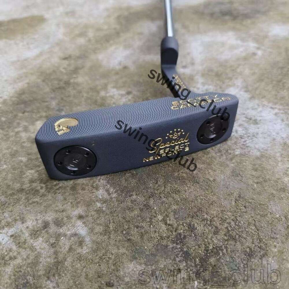 Golf club New Putter Black gold skeleton straight-line Scotty Camer2 golf set swing_club