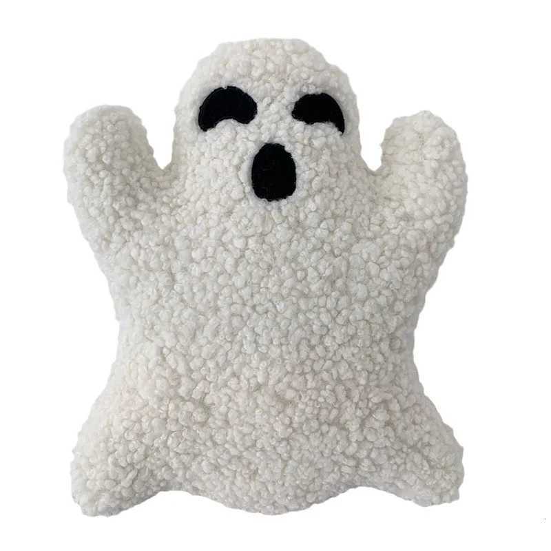 2024 Halloween Ghost Cute Ghost Shaped Plush s Soft Fluffy Throw Party Decorations Cushion C251121
