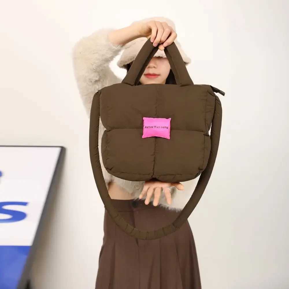 Cott Filling Bag Wen Autumn Winter Soft New Fi Shoder Bag Handbag Purse Off Lady Girls Bag Y251121