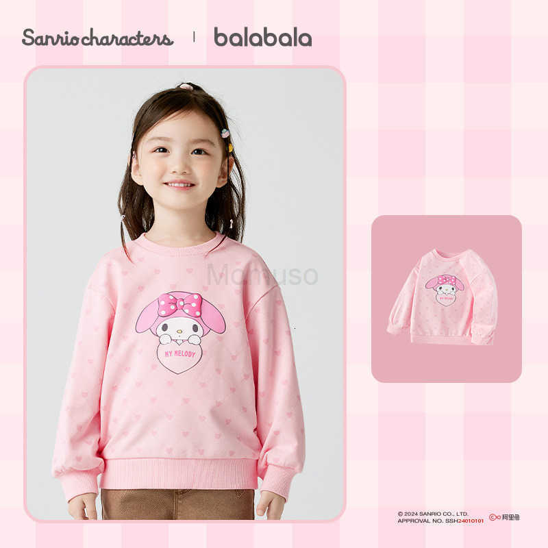 Sanrio KulomiGirls Long Sleeve Sweatshirt Autumn Style Top Trendy Casual Fashion H251121