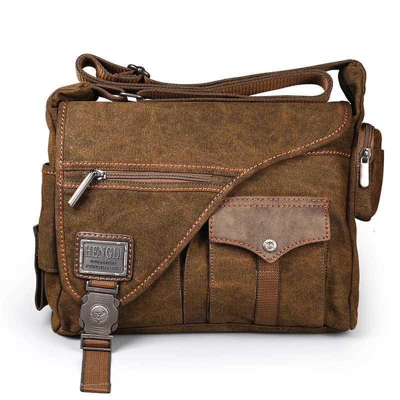 Fashion Ruil Men Canvas Mtifuncti Crossbody Bag Handbags Travel Wear Resistance Shoder Messenger Bags Leisure Package bolsa Y251121