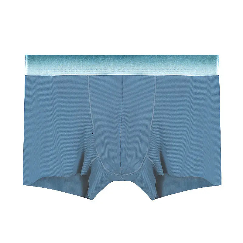Mens Ice Silk Underwear Bullet Type Separation Boys Sperm Vein Model Boxer Varicose Support Bag 250417