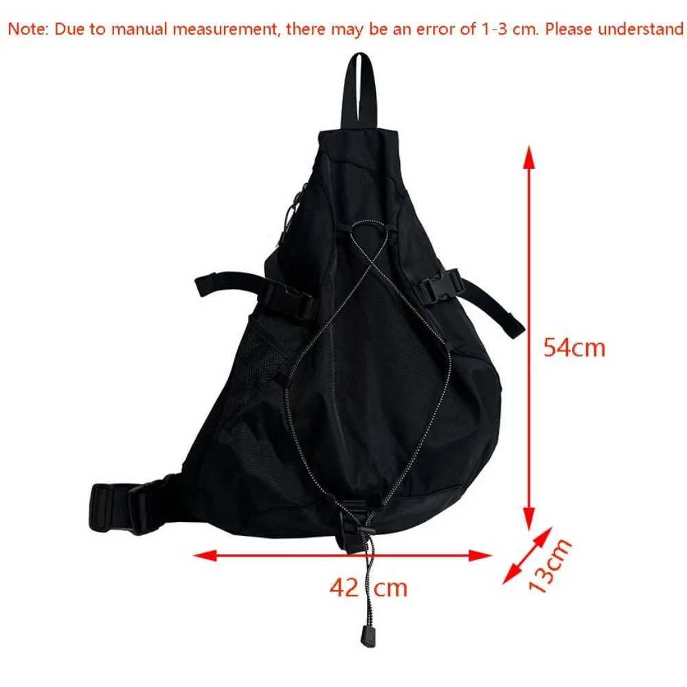 Fashion Large Capacity Travel Crossbody Bags for Men High Quality Nyl Storage Ch Pack Hip Hop Trendy Shoder Bag M 2025 Y251121