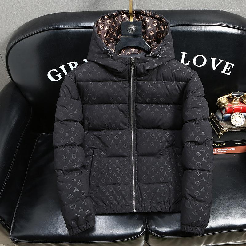 Men's Down Luxurious Design Business High-quality Filling Cotton Warmth Cross-border Cotton-padded Coat Foreign Trade Winter Thickened Jacket Plu