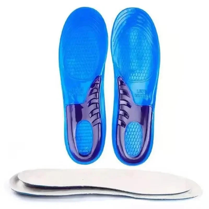 1 Pair Man Women Ortic Arch Support Massage Insole Unisex Silicone Anti Slip Gel Soft Sport Shoe Pad Shock Absorption 251121